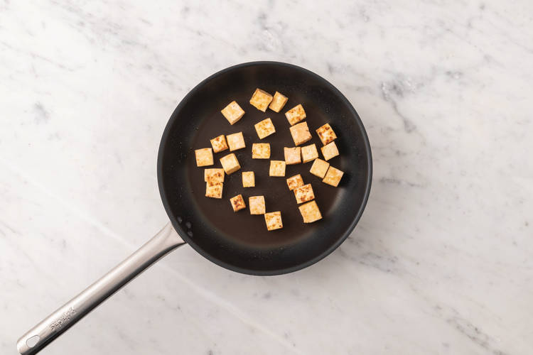 Cook the tofu