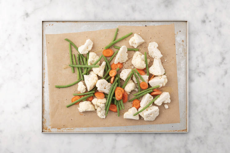 Roast the veggies