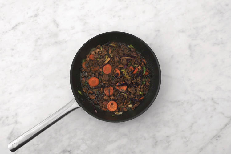 Finish the stir fry