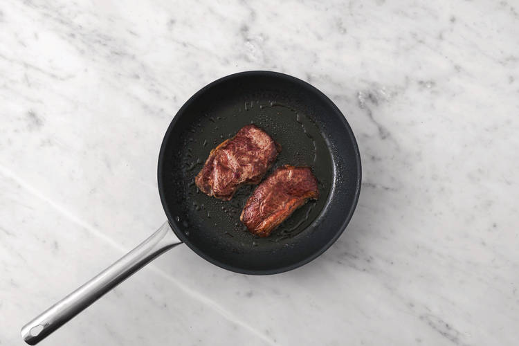 Cook the steak