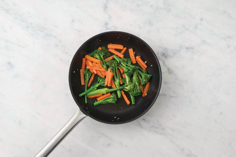 Steam the veggies