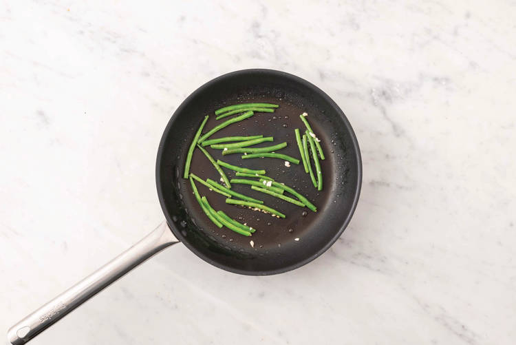 Cook the greens
