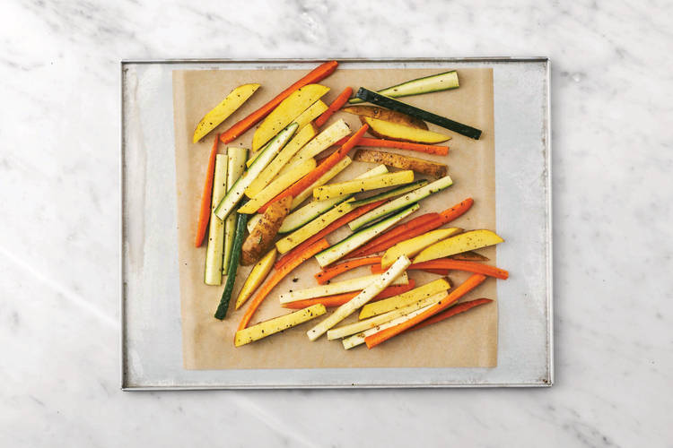 Bake the fries