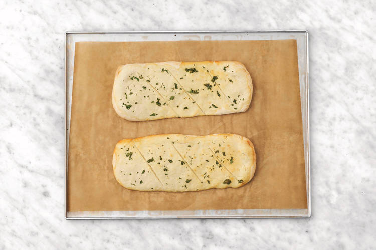Bake the dough
