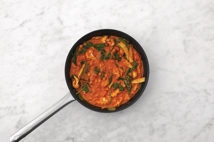 Finish the curry