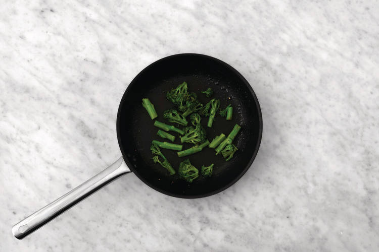 Cook the veggies