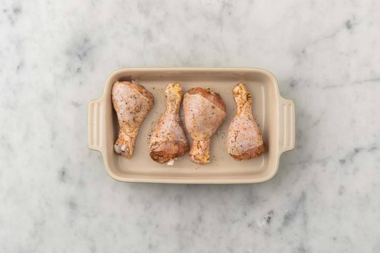 Bake the chicken