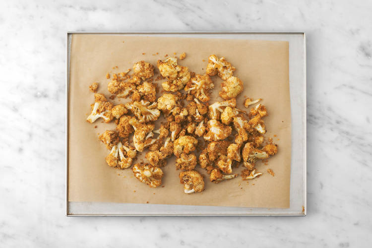 Roast the cauliflower & chicken