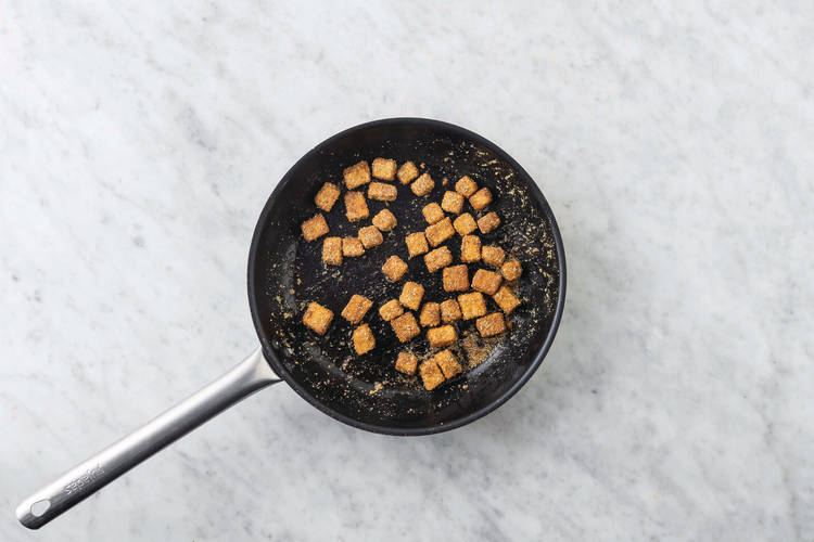Cook the tofu