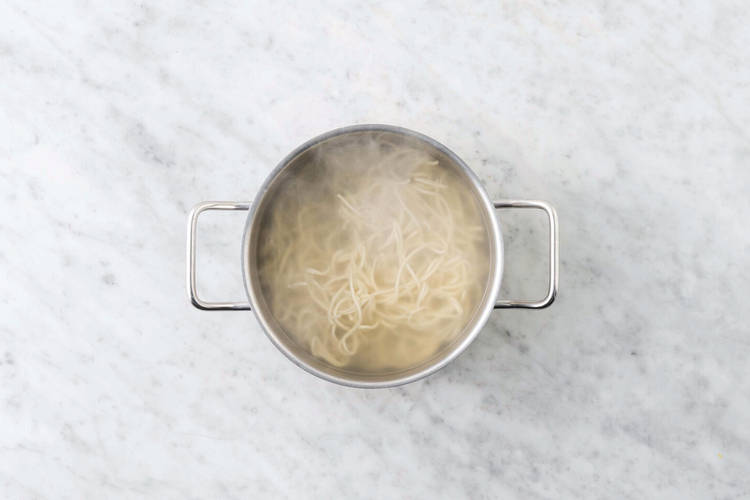 Cook the noodles