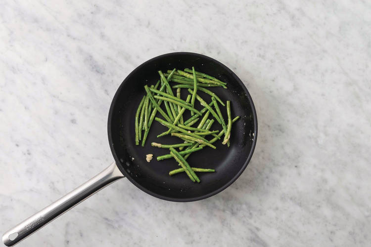 Cook the greens