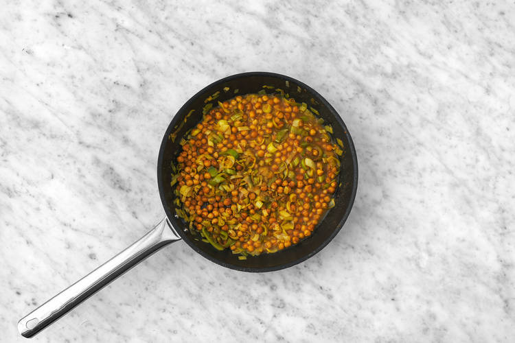 Cook the chickpeas