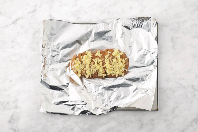 Make the garlic bread