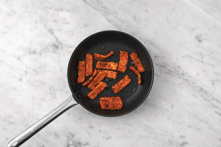 Cook the haloumi