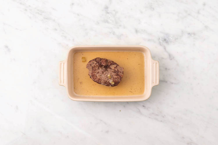 Cook the beef brisket