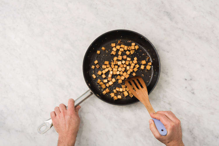 Flavour the tofu
