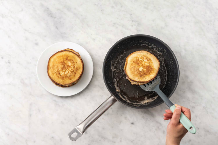 Cook the pancakes