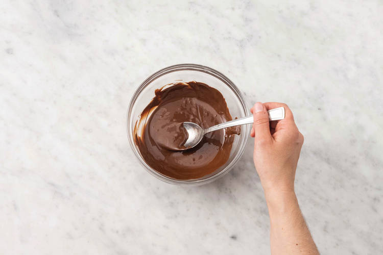 Melt the chocolate