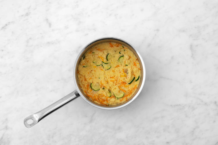 Cook the couscous