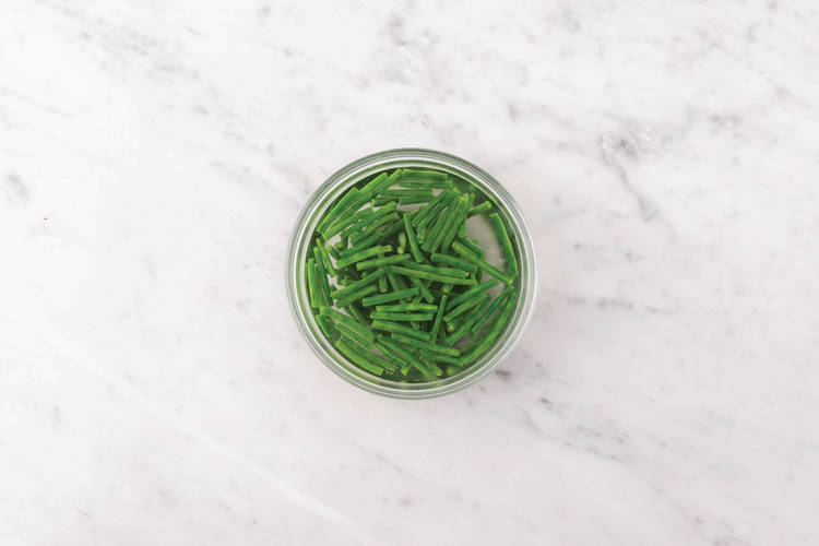 Cook the green beans