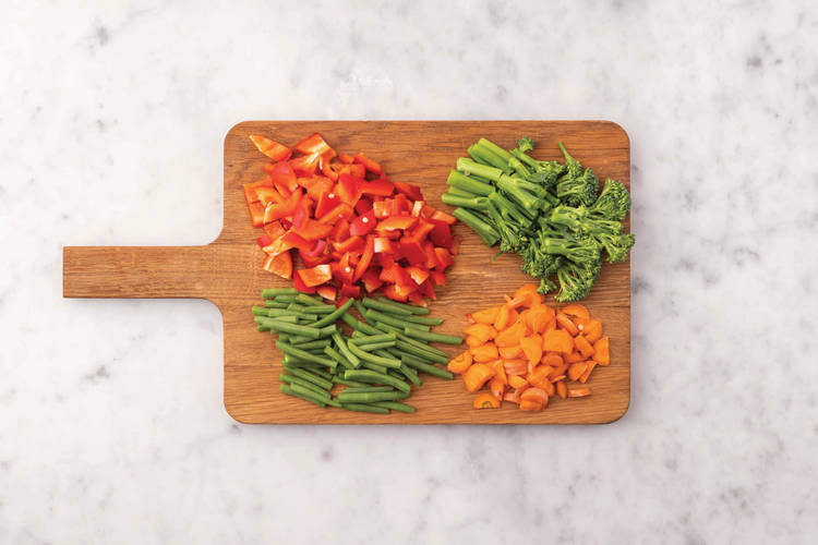Prep the veggies