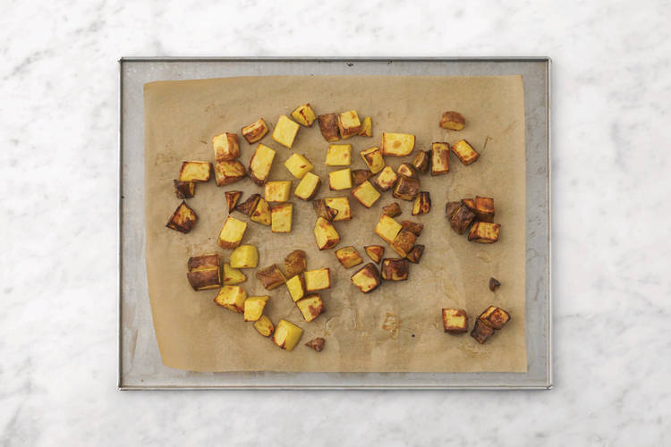 Roast the potatoes