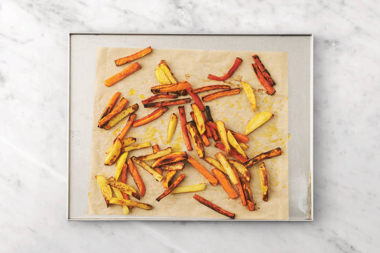 Bake the fries