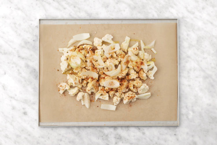 Roast the cauliflower