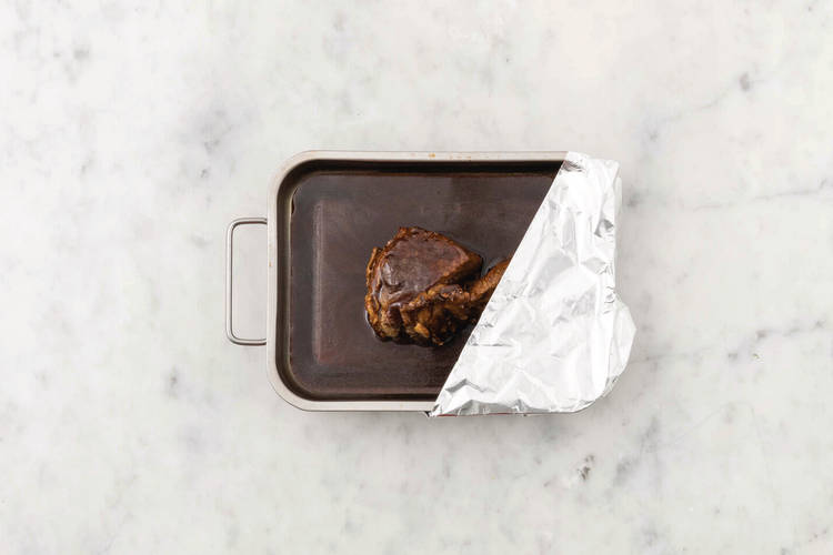 Bake the beef brisket