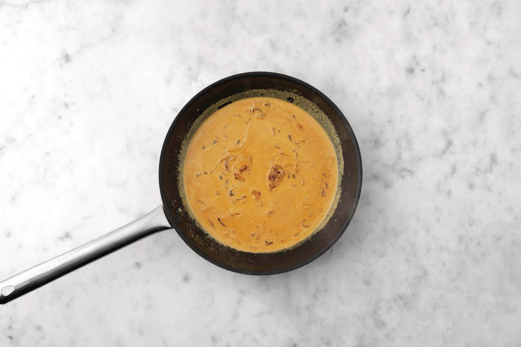 Make the curry sauce