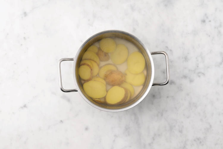 Boil the potato