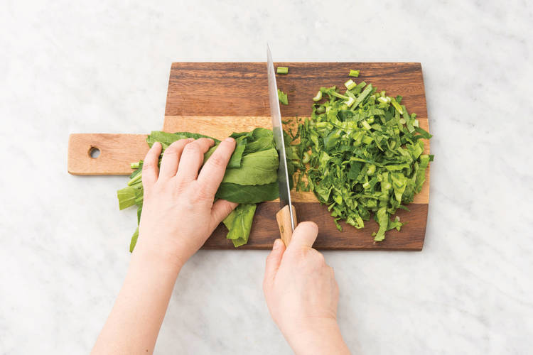 Fry the veggies