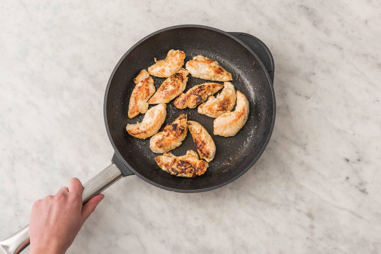 Cook the chicken