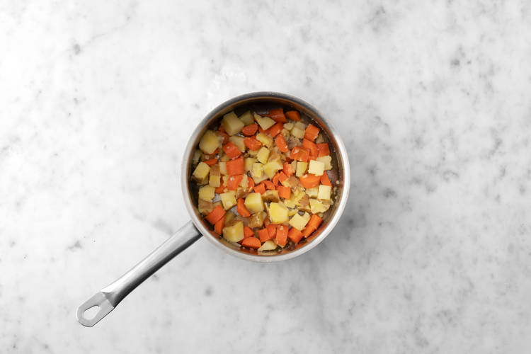 Make the veggie mash