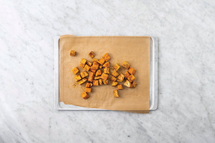 Roast the veggies