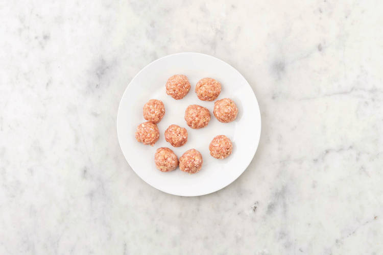 Make the meatballs