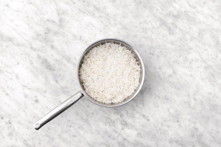 Make the garlic rice