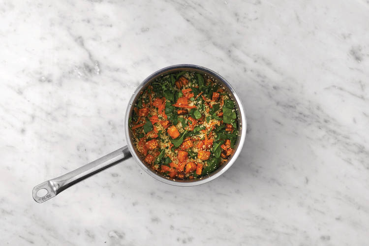 Finish the couscous