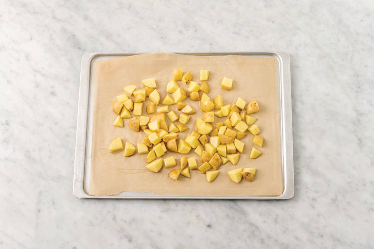 Prep & roast the potato