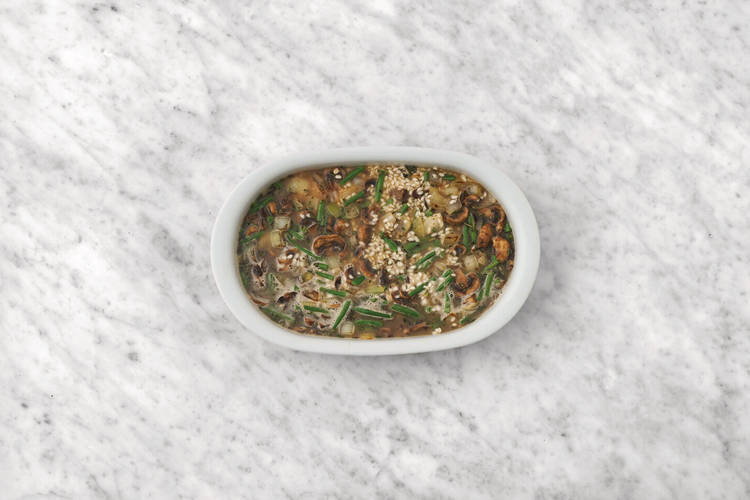 Bake the risotto
