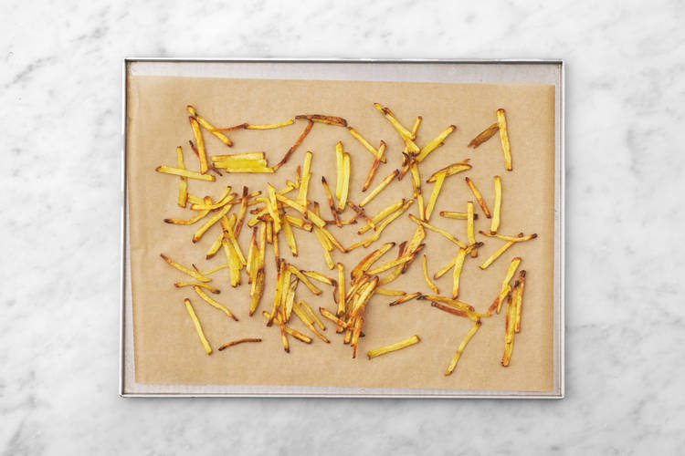 Bake the fries