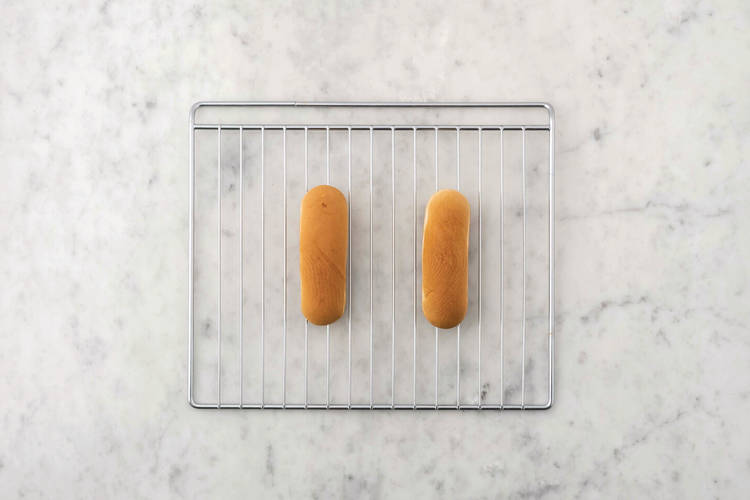 Toast the brioche buns