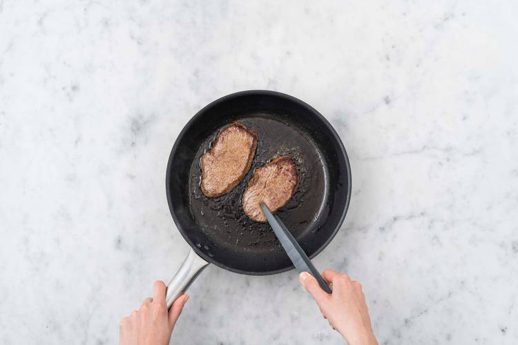 Cook the steak