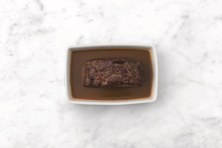 Roast the beef brisket