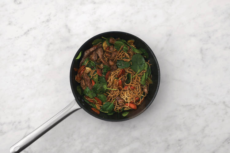 Cook the beef & bring it all together