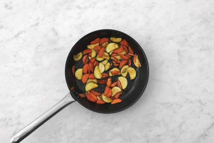 Get prepped & cook the veggies