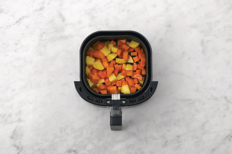 Roast the veggies