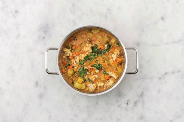 Finish the dhal