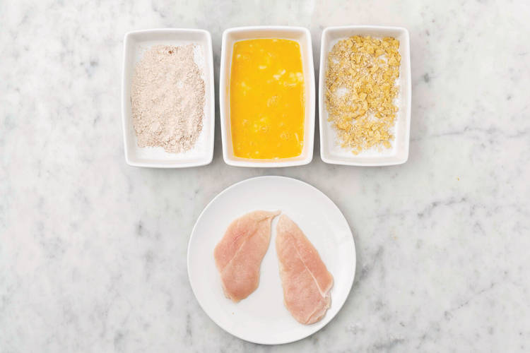 Crumb the chicken