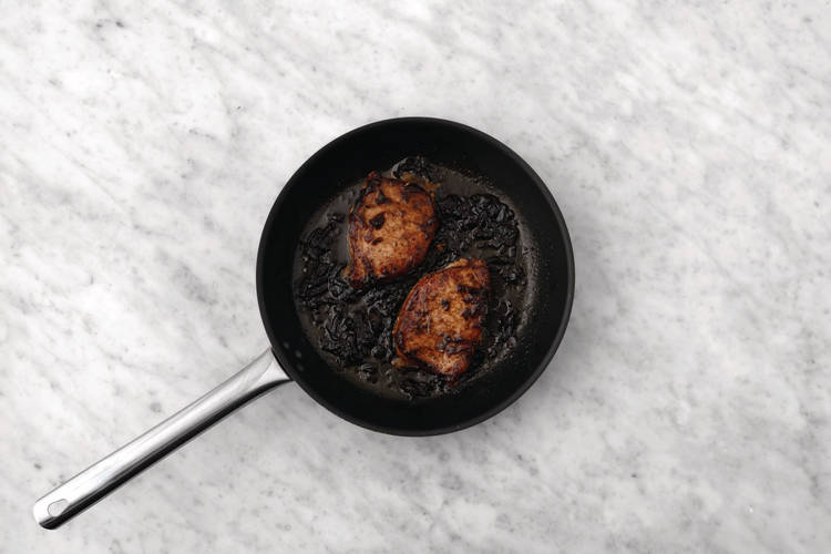 Cook the pork